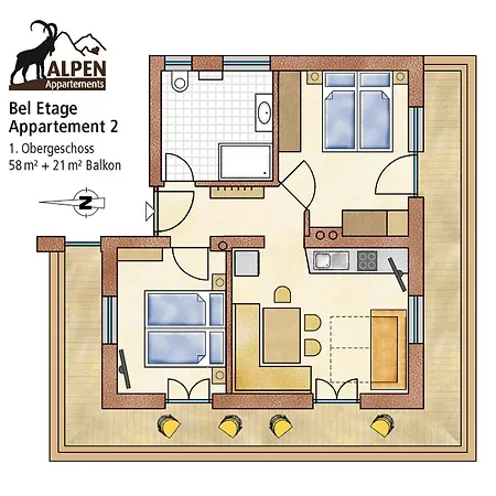 Alpen Beletage Apartament